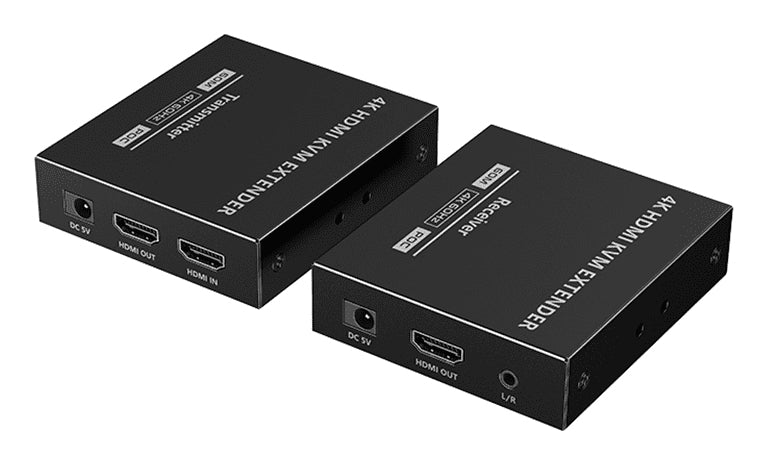 Saxxon LKV565KVM-P extensor KVM Transmisor y receptor, Alámbrico, 3840 x 2160 Pixeles