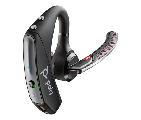 HP Poly Auriculares con Bluetooth Poly Voyager 5200 USB-A + adaptador BT700, Inalámbrico, Oficina/Centro de llamadas, 100 - 20000 Hz