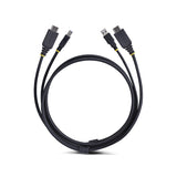 StarTech.com Cable KVM HDMI y USB 3.0 5Gbps de 3m - 4K 60Hz - Cable Combo HDMI 2.0 y USB para Switch Conmutador KVM Cabl