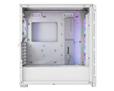COUGAR CGR-5AD1W-RGB carcasas ordenador Metal, Nylon, Vidrio templado Midi Tower PC Blanco