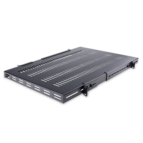 StarTech.com Estante Bandeja 1U Ventilada Ajustable para Montaje en Rack de Servidores - 150kg - de 19,5 a 38in (49,5 a 