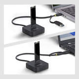 StarTech.com Dock Adaptador USB-C/USB-A a NVMe M.2 - 10Gbps - Lector Externo para SSD NVMe M.2 - Sin Herramientas - B+M/