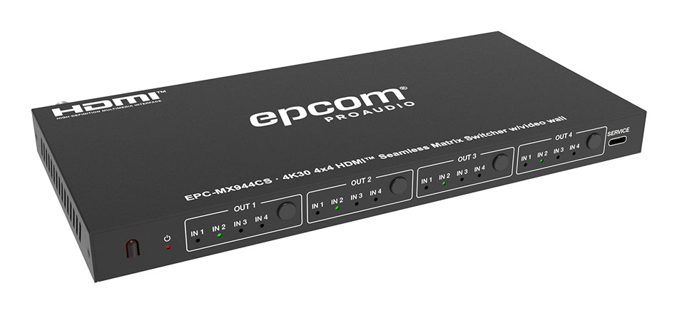 Epcom EPC-MX944CS matriz de conmutación Matriz de conmutación AV 3,6 W