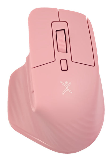 Perfect Choice PC-045281 ratón Universal Diestro RF inalámbrico + bluetooth Óptico 1600 DPI, Rosa