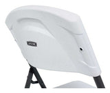 Lifetime Silla Plegable 2810, 83.9 cm, Blanca, Metal y Plástico