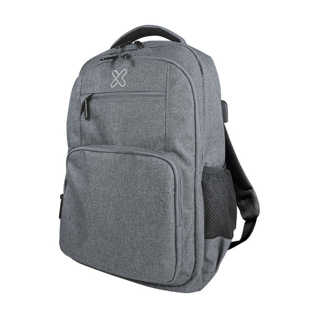 Klip Xtreme Stendal mochila Gris Poliéster, Ciudad, Compartimento del portátil