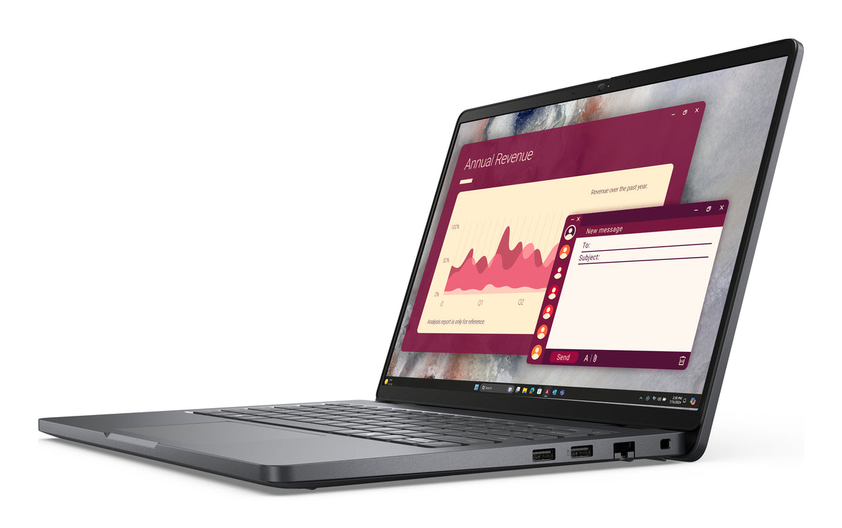DELL Pro PC14250 Laptop Magnetite Portátil Negro Concha