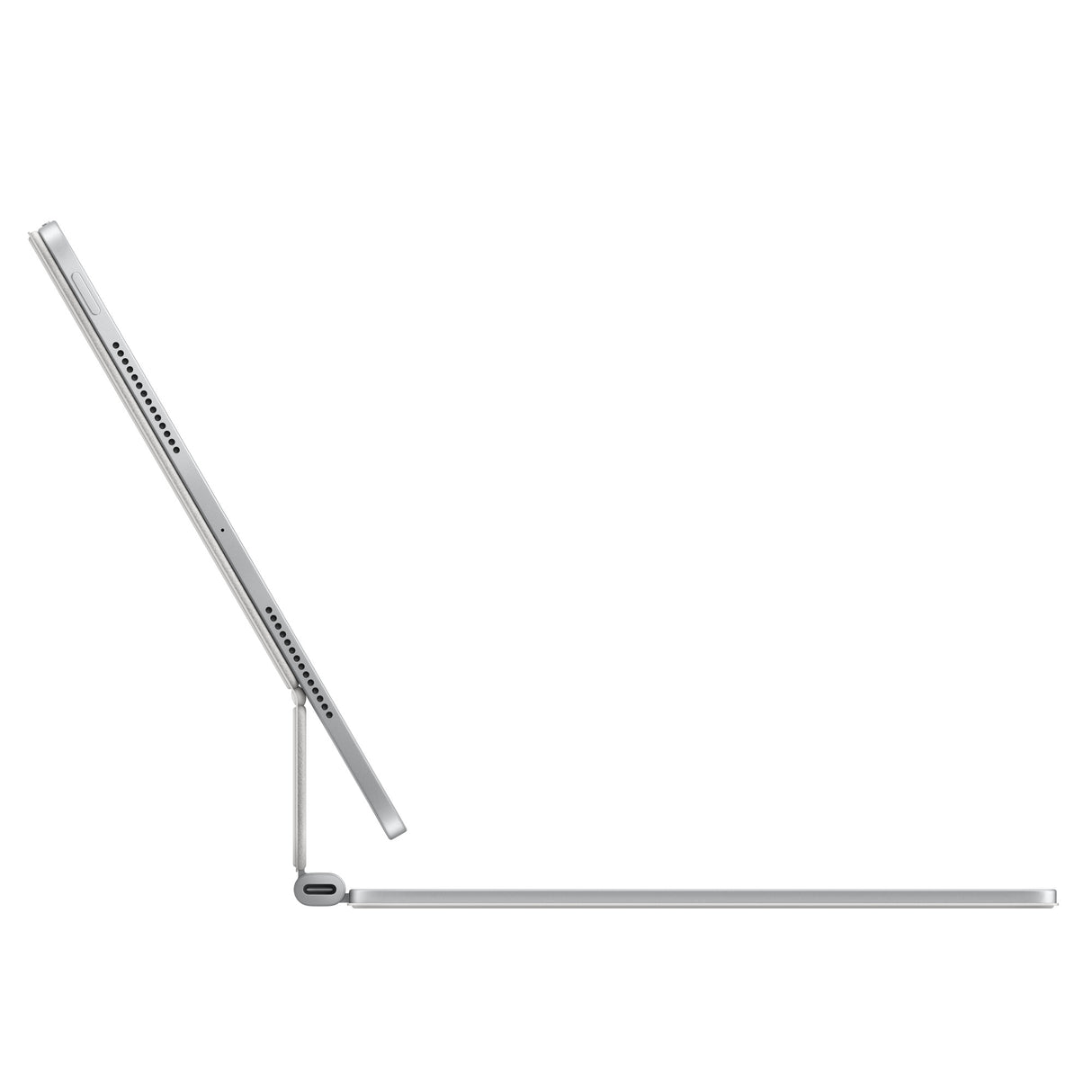 Apple Magic Keyboard para el iPad Pro de 11 pulgadas (M4) - Español (América Latina) - Blanco, QWERTY, Trackpad, Interru