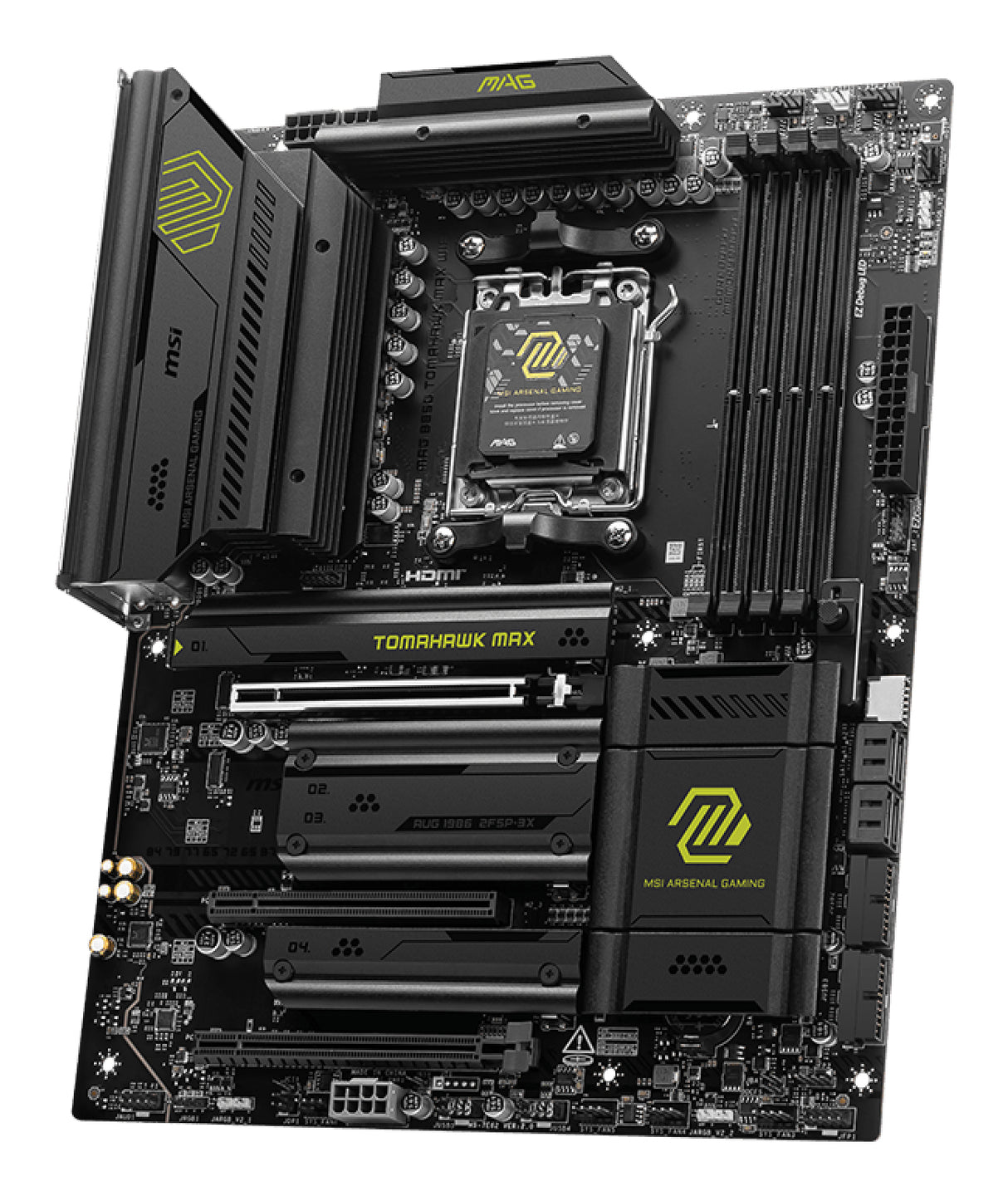 MSI MAG B850 TOMAHAWK MAX WIFI placas base AMD Zócalo AM5 Zócalo AM5 256 GB