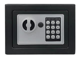 XE Seguridad CFD-17 caja fuerte Caja fuerte portátil Negro, Código, Llave, 225 mm