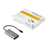 StarTech.com Hub Ladrón USB C con 3 Puertos USB A y 1 Puerto USB C - Concentrador USB Tipo C 3.2 Gen 2 - Alimentado por 
