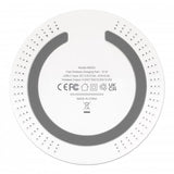 Manhattan 406024 cargador de dispositivo móvil Auriculares, Smartphone, Reloj inteligente Blanco USB Cargador inalámbrico Carga rápida Interior