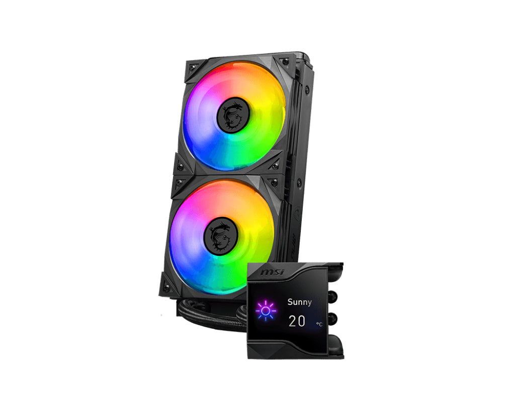 MSI MPG Coreliquid D240 sistemas de refrigeración para ordenadores Procesador Kit de refrigeración líquida 12 mm 77,4 cfm