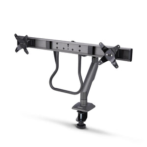 StarTech.com Brazo Soporte de Sobremesa con Travesaño para 2 Monitores - Soporte VESA para Pantallas de 27" - 75x75