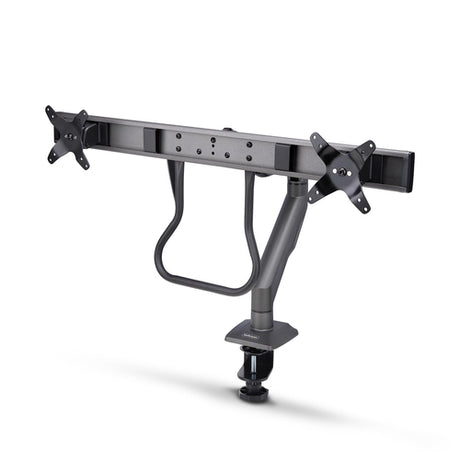 StarTech.com Brazo Soporte de Sobremesa con Travesaño para 2 Monitores - Soporte VESA para Pantallas de 27" - 75x75