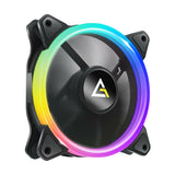 VENTILADOR P/GABINETE ANTEC (NEON 120 ARGB) 1 FAN 120MM ARGB,1600 RPM,NEGRO