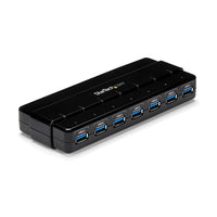 StarTech.com Concentrador Ladrón USB 3.0 de 7 Puertos - 5Gbps - Hub de Sobremesa Hubs de interfaz 7 USB 3.2 Gen 1 (3.1 G