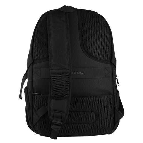 Perfect Choice PC-084945 mochila City backpack Negro Poliéster, Ciudad, Compartimento del portátil