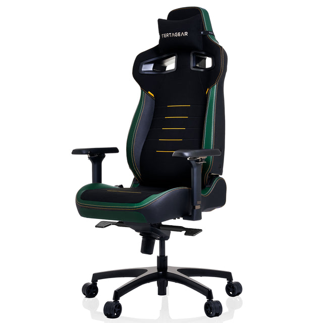 Vertagear VG-PL4800SE_MG silla para oficina o computadora asiento acolchado respaldo acolchado, Negro, Verde, Negro