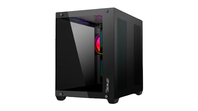 Ocelot Gaming A-CUBE 1 gabinete de computadora Negro, ATX, ITX, Micro ATX