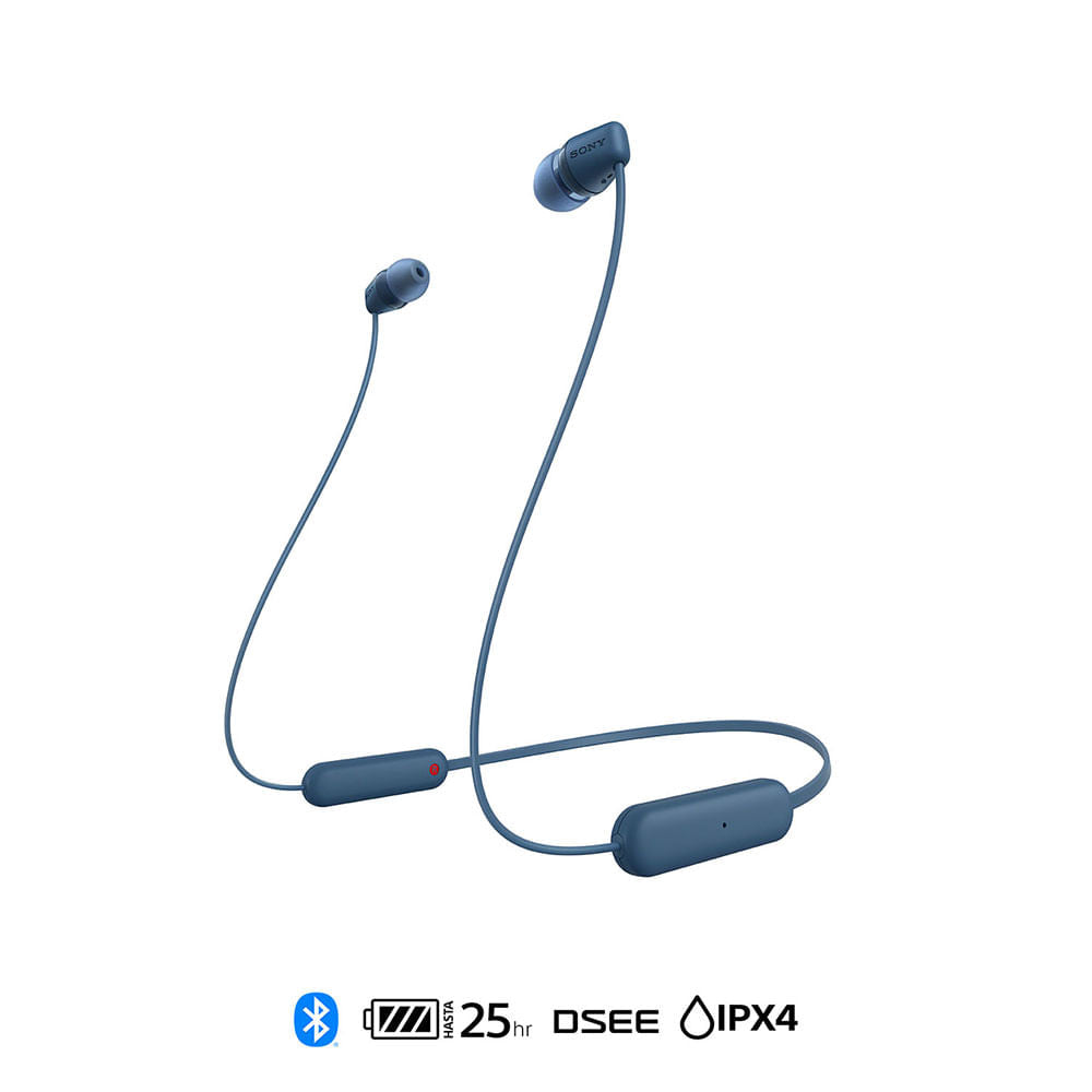 Sony WI-C100/LZ UC Auriculares Auriculares Dentro de oído Llamadas/Música Binaural