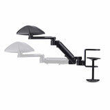 StarTech.com Apoyabrazos Ajustable para Escritorio de Oficina - Reposabrazos de Rotación de 360 Grados - Instalación con Mordaza - sin Perforaciones - Ergonómico - Negro Computadora Reposabrazos Negro Aluminio, Plástico, Acero 5 - 70 mm