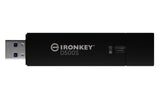 Kingston Technology IronKey D500S unidad flash USB 8 GB USB tipo A 3.2 Gen 1 (3.1 Gen 1) Negro, 260 MB/s, Tapa
