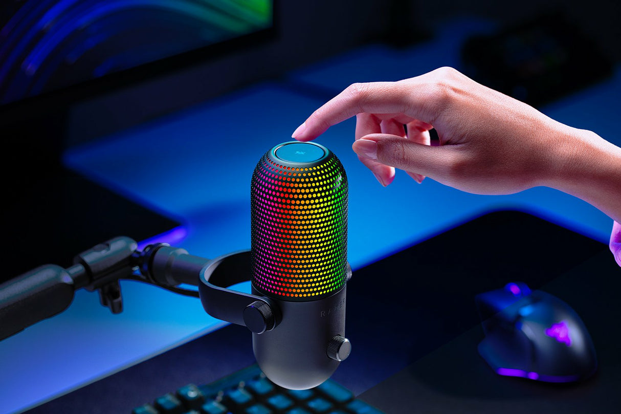 Razer Seiren V3 Chroma Negro Micrófono de mesa, 110 Db, 20 - 20000 Hz, 24 Bit