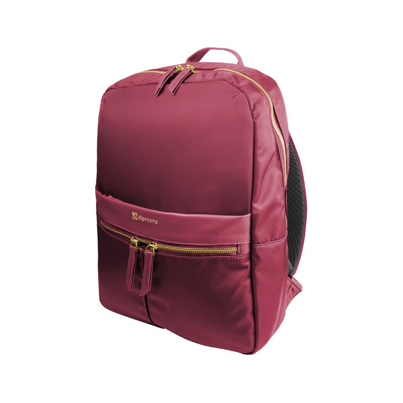 Klip Xtreme Bari mochila Mochila casual Rojo Nylon, Poliéster, Poliuretano, Ciudad, Unisex, Compartimento del portátil