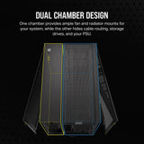 Corsair 2500X Midi Tower Negro, ATX, Plástico, Acero, CC-9011265-WW | Gabinetes de computadora