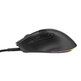 Getttech GGM-RGBTR-01 ratón Universal Diestro RF Wireless + Bluetooth + USB Type-A Óptico 6400 DPI, Negro