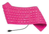 Greenleaf 18-8338PK teclado Universal USB Rosa, Tamaño completo (100%), Alámbrico