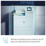 HP Color LaserJet Enterprise LaserJet Enterprise M856dn Color Impresora, Solo Ethernet; A doble cara Impresora Laser WiFi Blanco