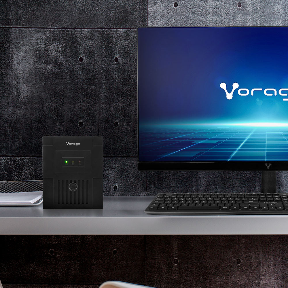 Vorago UPS-500 sistema de alimentación ininterrumpida (UPS) Línea interactiva 1.5 kVA 900 W, Sine/Square, 145 V