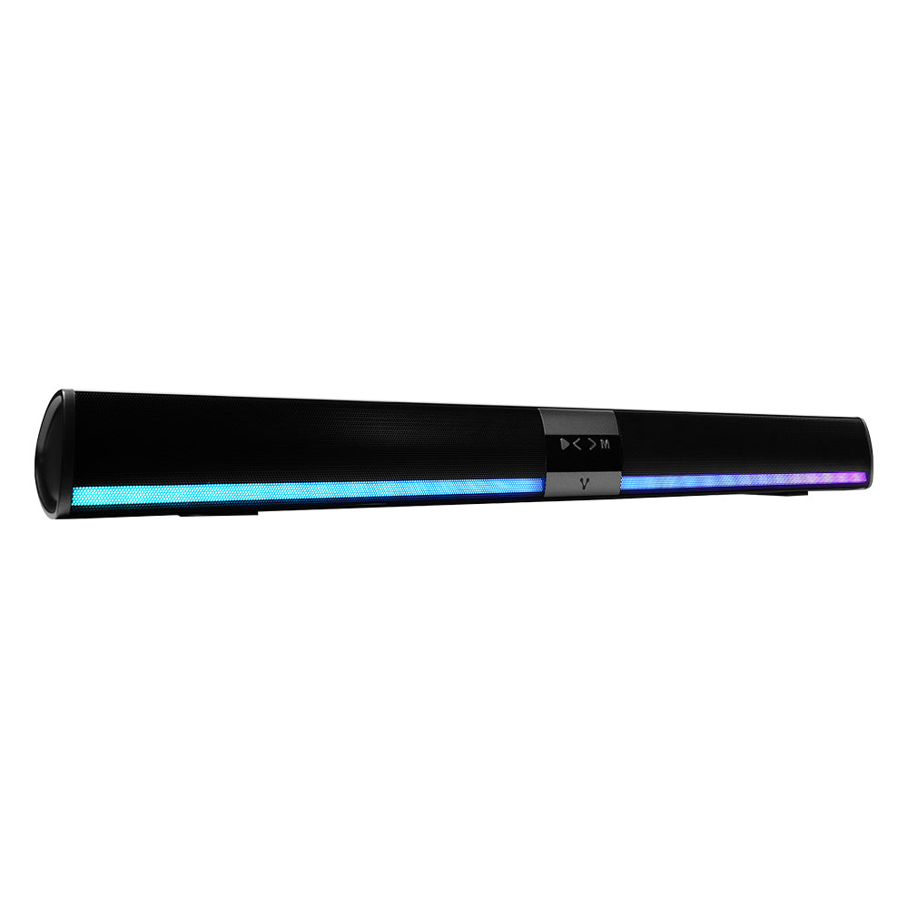 BARRA DE SONIDO PORTATIL VORAGO BSP-450 BT/TF/AUX 3.5MM/USB/COAXIAL RGB
