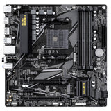 GIGABYTE B550M DS3H AC R2 Placa base - Procesadores AMD Ryzen 5000, VRM de 5+3 fases, hasta 4733 MHz DDR4 (O.C.), 1x M.2 PCIe 4.0 + 1x M.2 PCIe 3.0, Wi-Fi 5, LAN 1 GbE, USB 3.2 Gen 1 placas base AMD Zócalo AM4 Zócalo AM4 DDR4-SDRAM