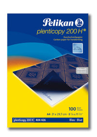 Papel Carbón Pelikan Plenticopy 200 H Carta Azul 100 Hojas