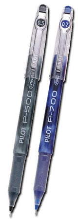 Pilot P-500 Bolígrafo de gel con tapa Negro 12 pieza(s)