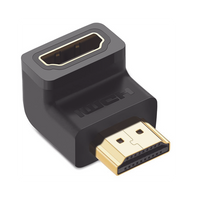 Ugreen 20109 cambiador de género para cable HDMI Negro, Oro