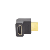 Adaptador HDMI de 90 Grados Macho a Hembra / Hacia Arriba / HDMI 2.0 4K@60Hz / Proporciona Flexibilidad Sin Doblar los Cables HDMI