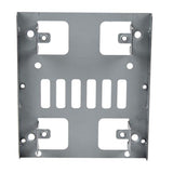 StarTech.com Bracket Adaptador Bandeja de Montaje 2 Unidades de Disco Duro HDD de 2,5" a Bahía de 3,5 Pulgadas paneles accesorios para ordenadores 8,89 cm (3.5") Panel de instalación Acero inoxidable 2