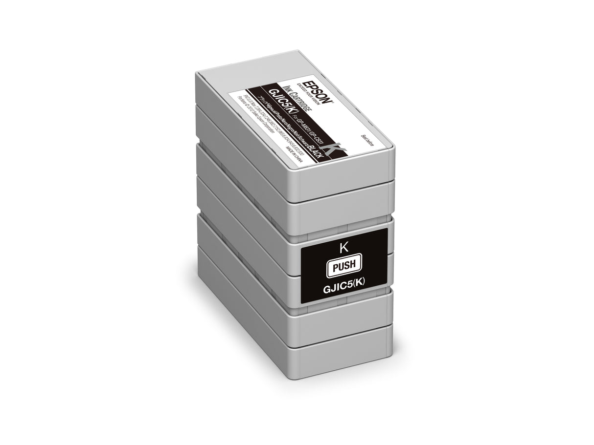 Epson GJIC5(K): Ink cartridge for ColorWorks C831 and GP-M831 (Black) Cartucho de Tinta Tinta a base de pigmentos Impresión por inyección de tinta - GP-M831
- ColorWorks C831 1 pieza(s)