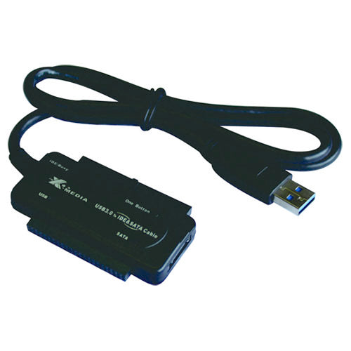 X-Media XM-UB3235S tarjeta o adaptador de interfaz USB 3.2 Gen 1 (3.1 Gen 1), IDE, Negro, 5 Gbit/s