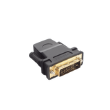Ugreen 20124 cambiador de género para cable HDMI DVI Negro, Oro