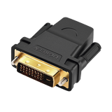Ugreen 20124 cambiador de género para cable HDMI DVI Negro, Oro