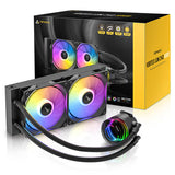 Antec Vortex Lum 240 ARGB Procesador Kit de enfriamiento líquido 12 cm Negro