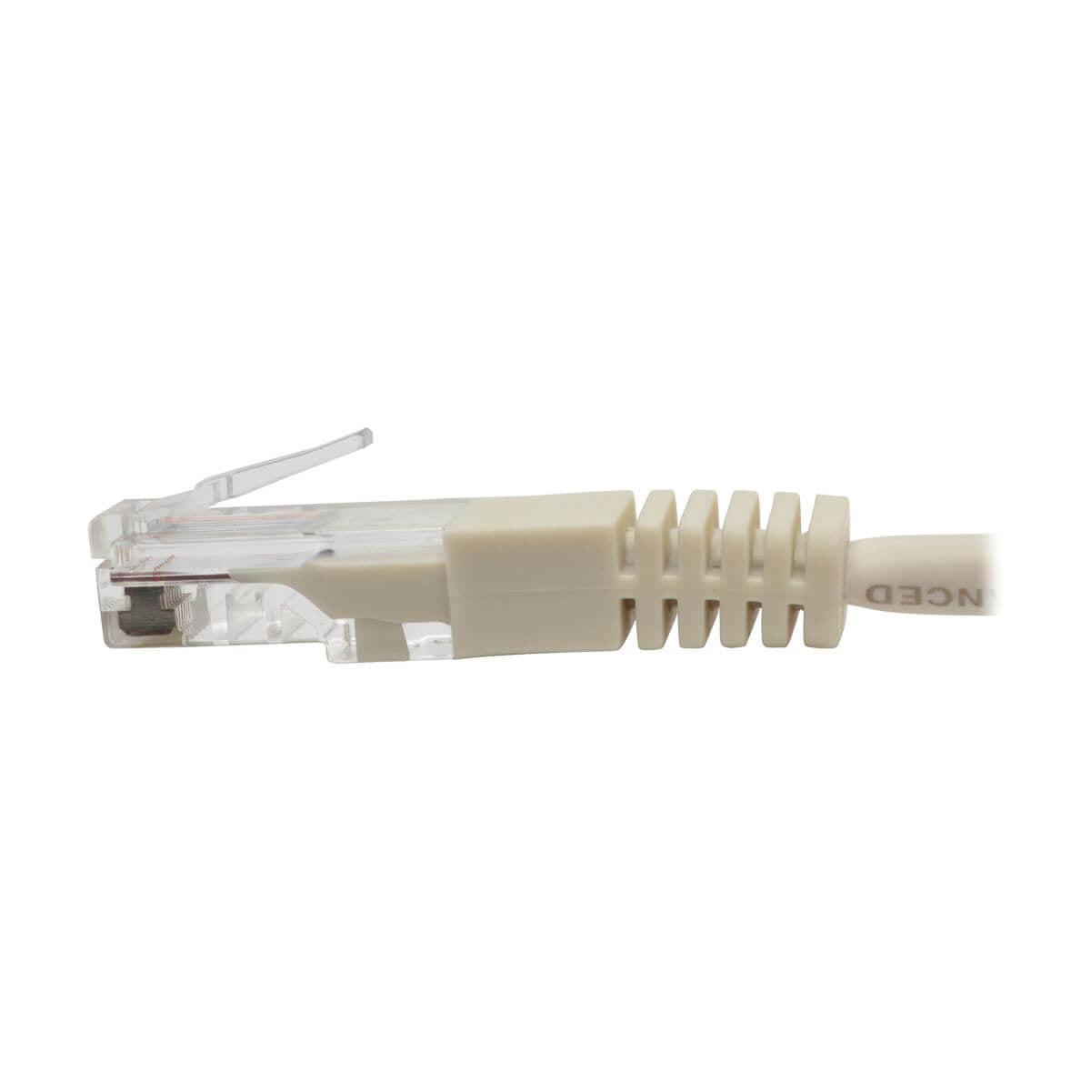 Tripp Lite N002-001-WH Cable Ethernet (UTP) Moldeado Cat5e 350 MHz (RJ45 M/M), PoE - Blanco, 30.48 cm [1 pie]