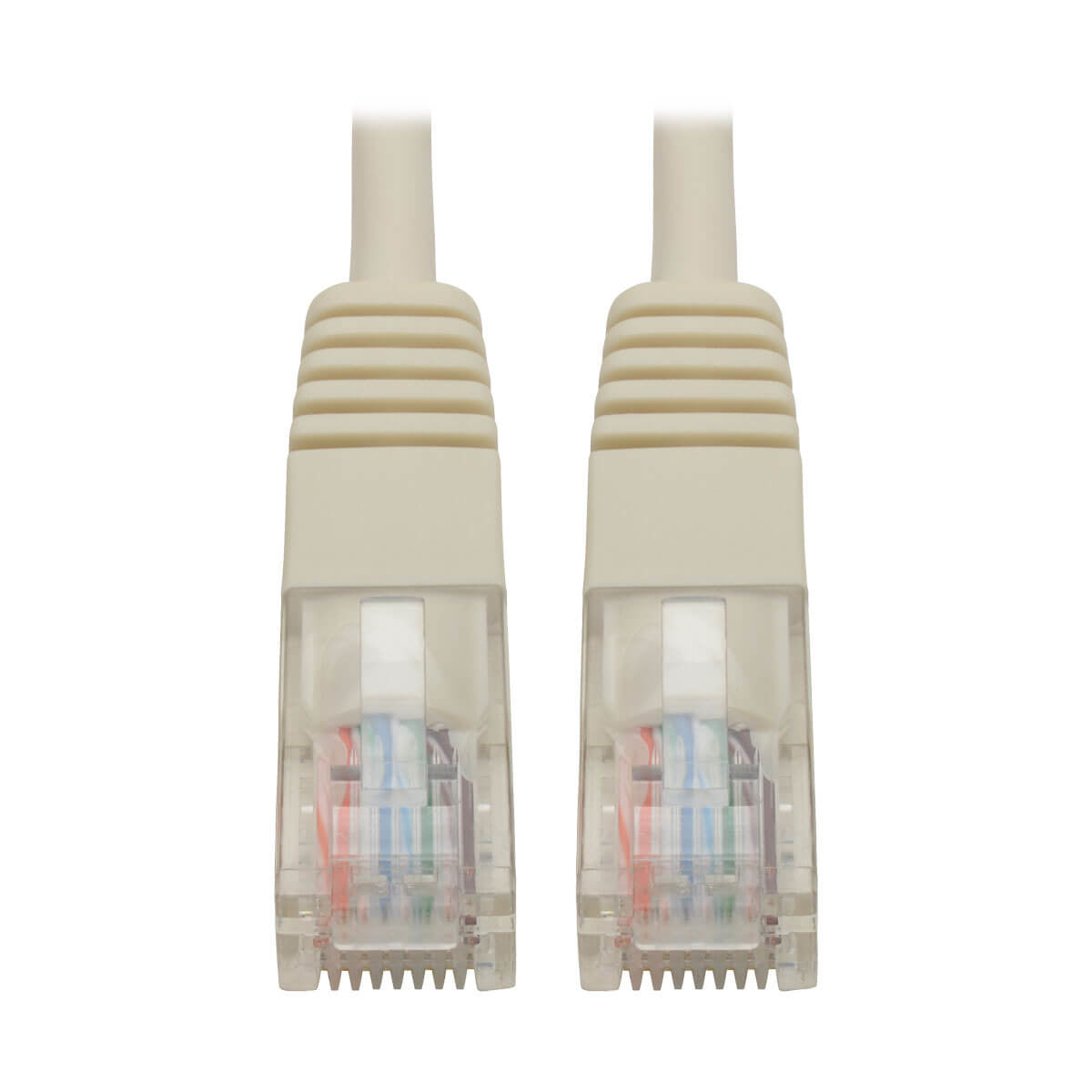 Tripp Lite N002-001-WH Cable Ethernet (UTP) Moldeado Cat5e 350 MHz (RJ45 M/M), PoE - Blanco, 30.48 cm [1 pie]