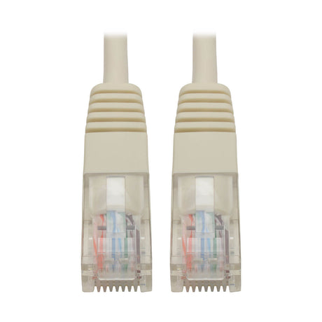 Tripp Lite N002-001-WH Cable Ethernet (UTP) Moldeado Cat5e 350 MHz (RJ45 M/M), PoE - Blanco, 30.48 cm [1 pie]