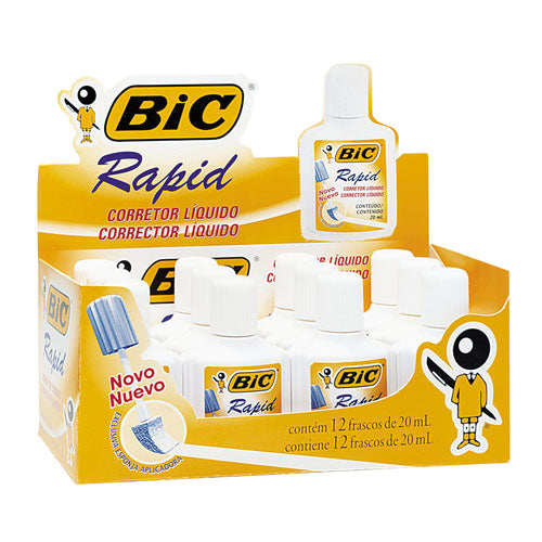 Corrector líquido en brocha BIC Rapid 20